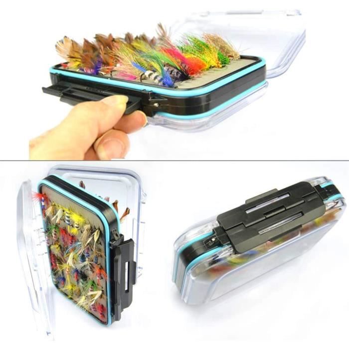 Pêche à la mouche mouches réaliste sec nymphe humide truite mouches cravate à la main leurres Kits 6 piècesDescription du - Sport