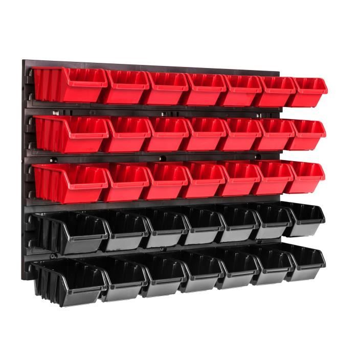35 Boîtes De Rangement Mural Botle - Étagère 58 X 39 Cm, Parfait Pour L'atelier