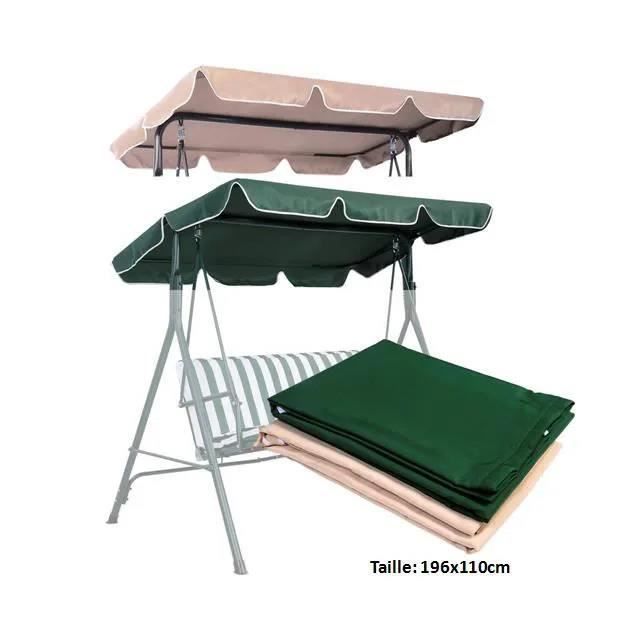 Toile De Remplacement Pour Tonnelle 3x3 M GIANTEX - Protection Solaire Renforcée Pour Jardin, Plage Et Pique-nique