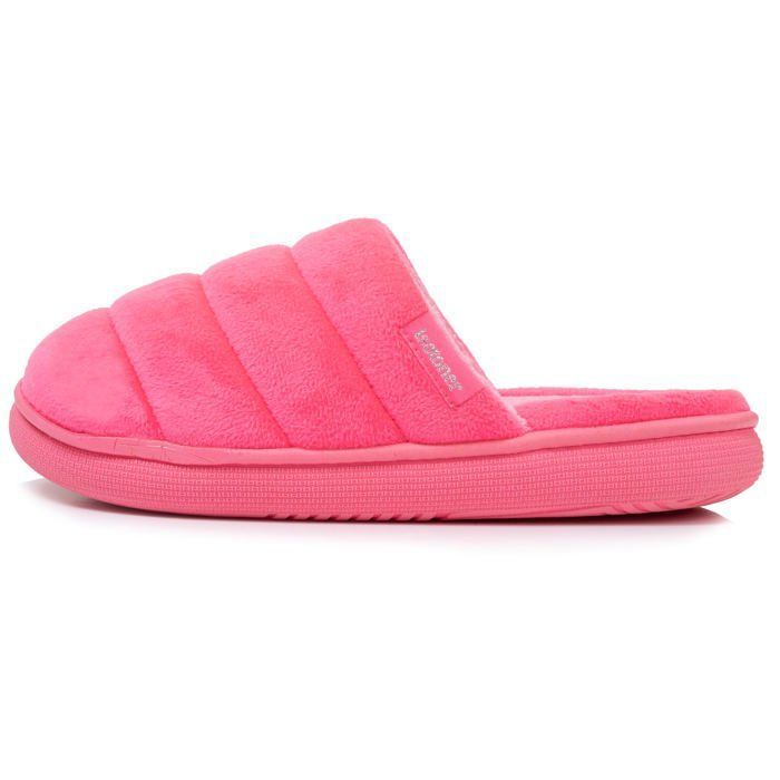 Chaussons Mules Isotoner - Semelle Ultra Moelleuse BLOUP - Microvelours Doux - Lavable Machine - 5