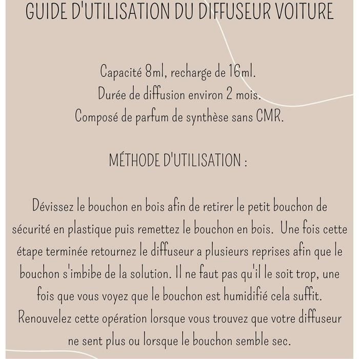 Diffuseur Voiture Suspendu Au Rétroviseur, Issue D'Un Savoir-Faire  Artisanal, Produit Français