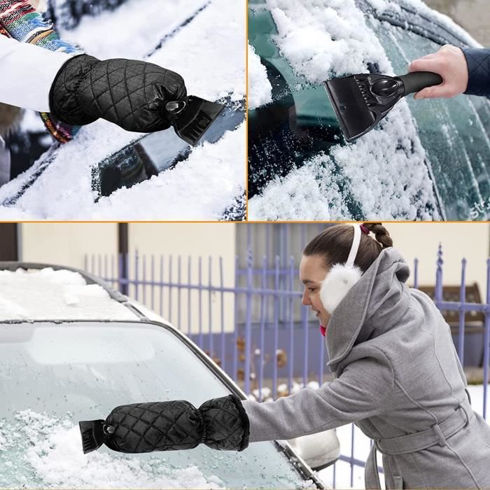 Grattoir à neige avec gant
