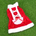 1 costume de chiot de mode robe de chien de Noël pour   COSTUME - ENSEMBLE-3