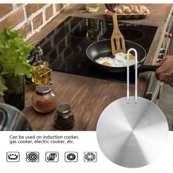 Plaque Diffuseur De Chaleur Pour Gazinière - En Fonte émaillée - Épand La Chaleur, Stabilise Les Casseroles - 38 X 19 Cm - 2