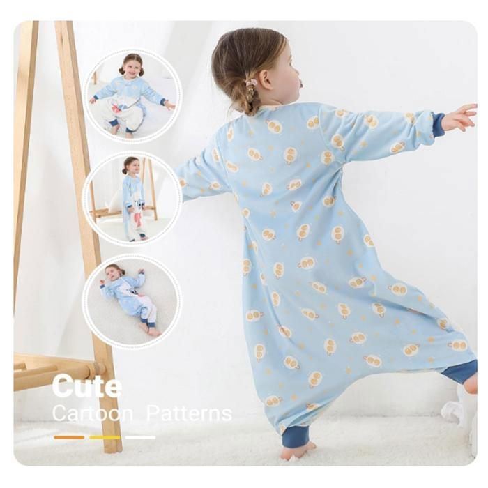 Gigoteuse Hiver à Pieds 2.5 Tog Flanelle - Pyjama Bébé Manches Longues, Motif Bonhomme De Neige