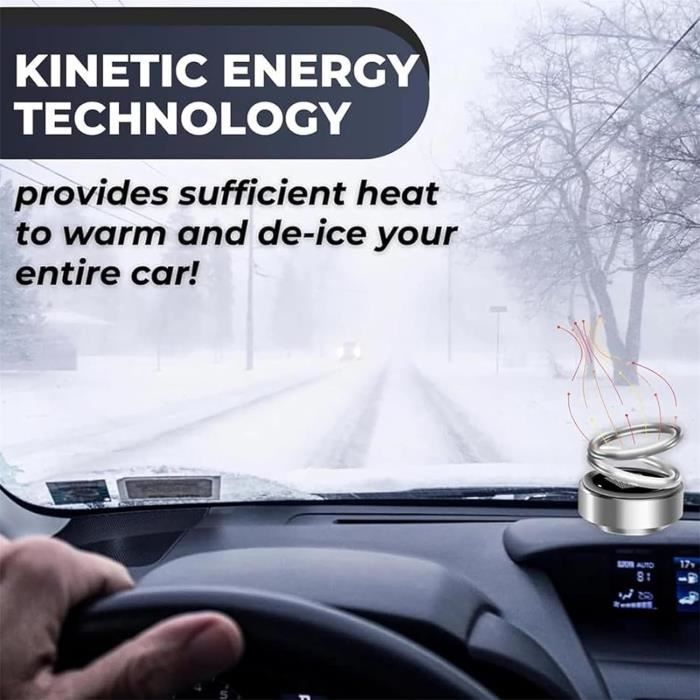 2Pcs Mini Car Defroster,Electromagnetic Molecular Interference Antifreeze  Snow Removal Instrument, Mini Portable Kinetic Heater - Cdiscount Auto