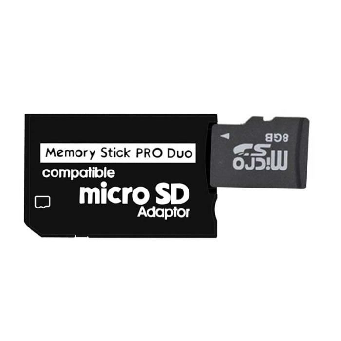 Adaptateur micro SD vers carte mémoire, pour PSP, duo pro, [25685DF] -  Cdiscount Téléphonie