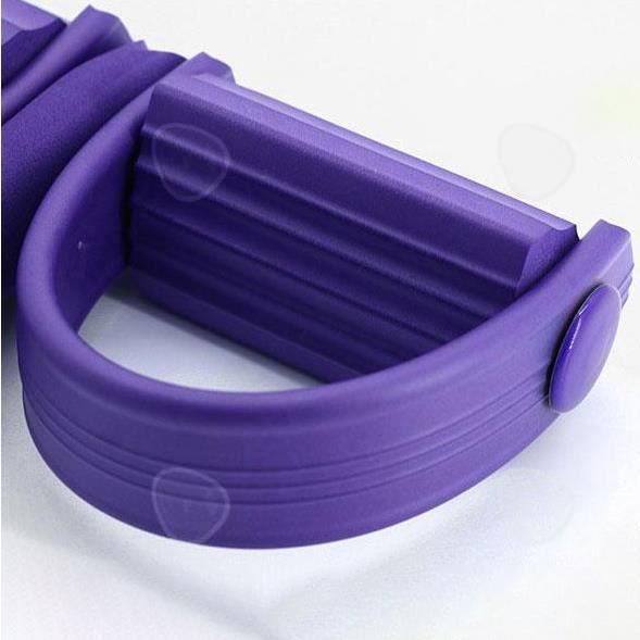 Bande De Résistance à Pédale Avec Poignée, Bande De Résistance Pour Pédale, Corde De Tension à 4 Tubes | Équipement élastique Pour Abdominaux Et Jambes, Entraînement Complet Du Corps Pour Adultes