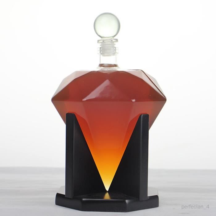 Carafe à Vin Winter Shore 1,8L - Décanteur élégant En Verre Cristal Pour Aération Optimale | Sans BPA