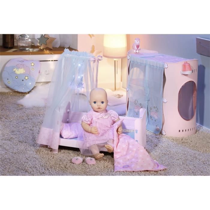 Baby Annabell Sweet Dreams Bett – Mit Schlaflied-Funktion, Spielpuppen-Zubehör
