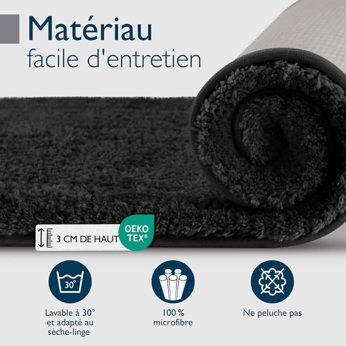 Beautissu Badmat Antislip 120x70 cm - BeauMare FL Hoogpolig Tapijt in Shaggy Look geschikt voor Vloerverwarming - Zachte Microvezel Badmat Beige voor Douche, Badkuip en WC Beautissu Badmat Antislip 120x70 cm - BeauMare FL Hoogpolig Tapijt in Shaggy Look geschikt voor Vloerverwarming - Zachte Microvezel Badmat Beige voor Douche, Badkuip en WC