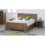 Lit Adulte 140x190 Bora Chene Brun Achat Vente Structure De