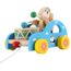 Bebe En Bois A Tirer Le Long Du Jouet Enfant En Bas Age Jouet Educatif Voiture De Bande Dessinee Avec Tambour Ours Cdiscount Jeux Jouets