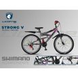 Licorne Bike Vélo VTT 26" Premium Vélo [26, Anthracite/Rose]-0