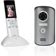 Interphone vidéo sans fil - OTIO - Visiophone portatif avec écran LCD 2,3 pouces et vision nocturne-0
