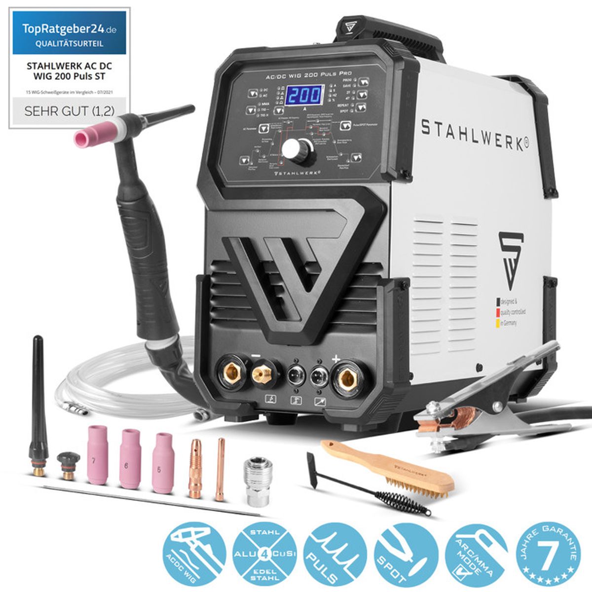 Poste à Souder ISimple MIG 210 SKANDI KRAFT – 200A MIG MAG TIG MMA – Synergique 3 En 1 – Inverter IGBT