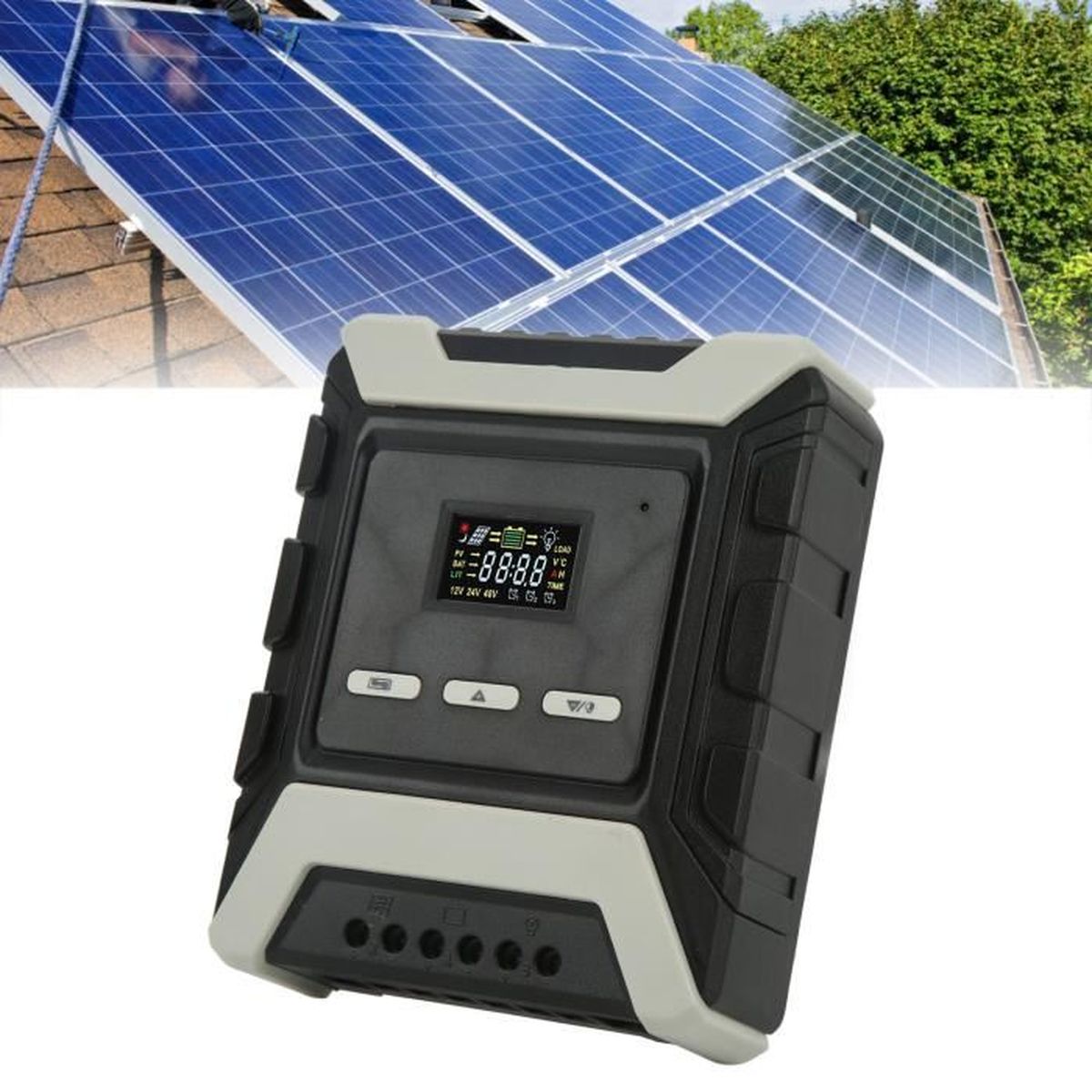 Régulateur Solaire MPPT 150A – 12V/24V/36V/48V – Avec écran LCD – Neuf