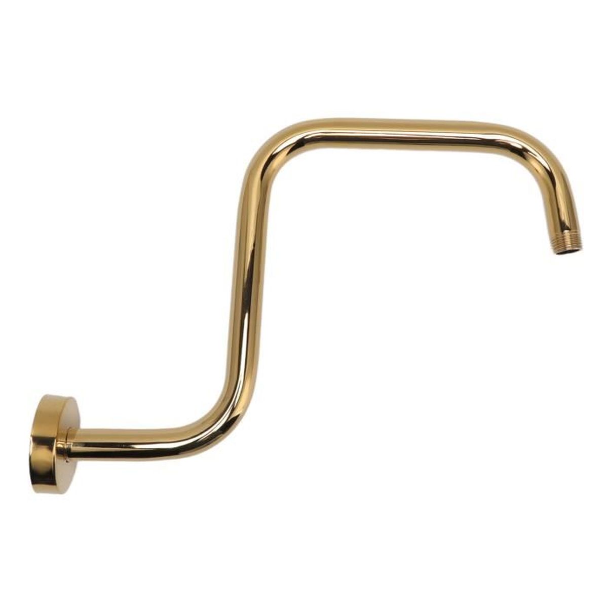 Bras De Douche Inox - Extension Murale Pour Pommeau Pluie Plafond | Adaptateur G1/2 | Finition Noir Mat élégant - 5