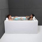 Baignoire balnéo 2 places CETANA DUO Wave L170xl100xH63cm, by SPALINA