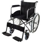 ARGANOUR Fauteuil roulant handicapés Clinicalfy Pliable Assise 46 cm Manuel Résistant Frein manuel Accoudoirs Chrome Valencia