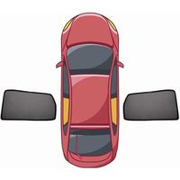 Pare-Soleil De Fenêtre Voiture Convient Pour Hyundai H1 7 Portes Rideaux En Maille Thermo-Isolante[u7057]