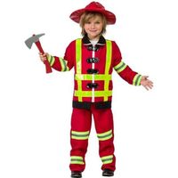 Déguisement de Pompier Rouge pour enfant