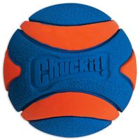 CHUCKIT! Ultra squeaker Balle avec sifflet L en caoutchouc Ø 7,5cm - Pour chien
