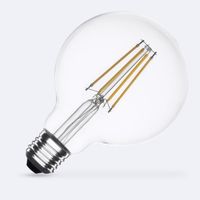 TECHBREY Ampoule LED Filament E27 8W 1055 lm Dimmable G95 Ø95x140 mm Blanc Neutre 4000K 360º