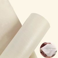 Patch Réparation Cuir Auto-adhésif PU 25x60 Cm - Marron Foncé, Pour Canapé, Siège Auto, Sac, Meubles - Collage Rapide