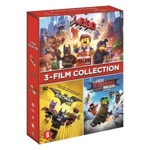 DVD SÉRIE Coffret DVD Lego 3 films : La grande aventure Lego