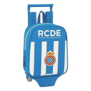 CARTABLE Cartable à roulettes - RCD Espanyol - 805 - Bleu - Blanc - 10 L