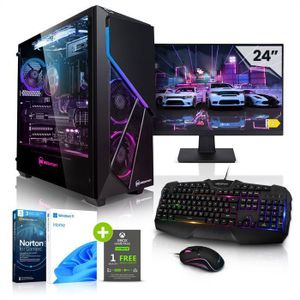 UNITÉ CENTRALE + ÉCRAN Megaport PC Gamer fixe Viking - AMD Ryzen 7 5700X 