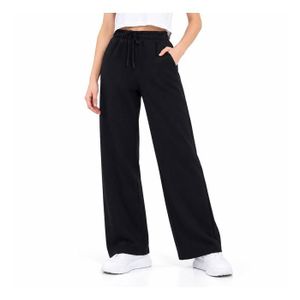 Pantalon Jogging Femme Taille élastique - Coupe Ample Baggy - Poches Pratiques - Polyvalent Yoga Détente