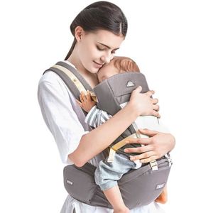 Upchase Porte bébé Ergonomique, Baby Carrier, Multifonctionnel,  Multiposition 6 en 1 - Ventral, Dorsal, vue Variable, Pur Coton Leger et  Respirant, Réglable Sûr et Confortable (0-36 mois) Gris : : Bébé  et Puériculture