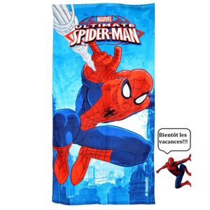 SERVIETTE DE PLAGE Serviette de plage enfant Spiderman drap de bain b