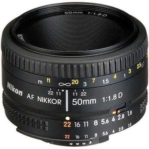Nikon AF Nikkor 50mm f1.4 D objectif JAA011DB noir