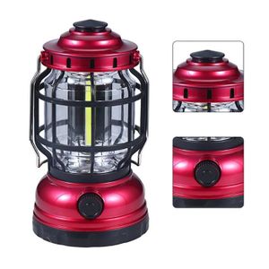 LAMPE - LANTERNE Qqmora Lanterne de camping rechargeable solaire La