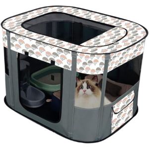 ENCLOS - CHENIL Floving Portable Chien Maison Animaux Clôture Pliable Parc pour Animaux De Compagnie Salle De Livraison Chats Nid Chiot Maison F38