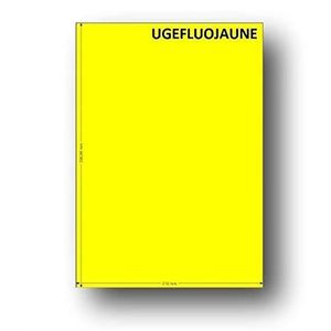 Kit 2 Autocollants Réfléchissants Jaune Fluo - 34x108mm - Pour Vélo - Neuf