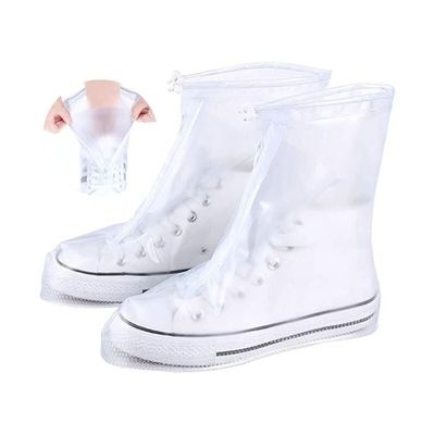 Lot De 3 Paires Couvre-Chaussures Réutilisables Antidérapants – Qualité Pro, Lavables, Taille L – Idéal Maison & Chantier