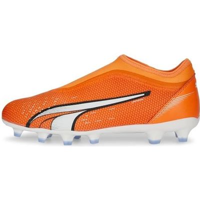 Chaussures De Foot Crampons Moules Sans Lacets Enfant PUMA ULTRA MATCH Orange Cdiscount Sport