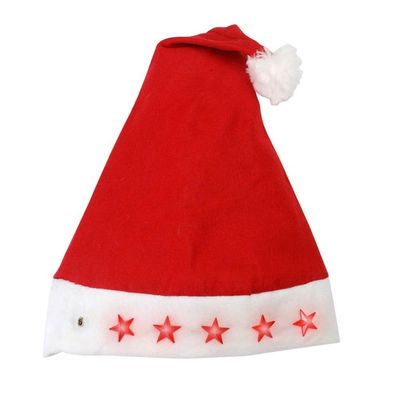 Lot De 10 Chapeaux Père Noël Lumineux Avec étoiles Clignotantes - Ajustables, Fête De Noël, Adulte/enfant - 9