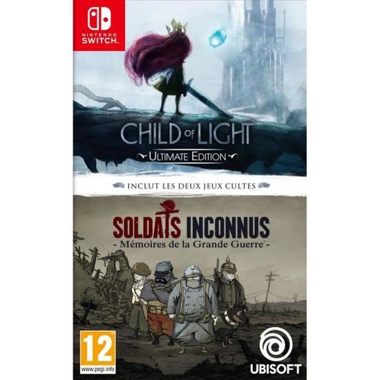 Compilation Child Of Light + Soldats Inconnus Jeux Switch