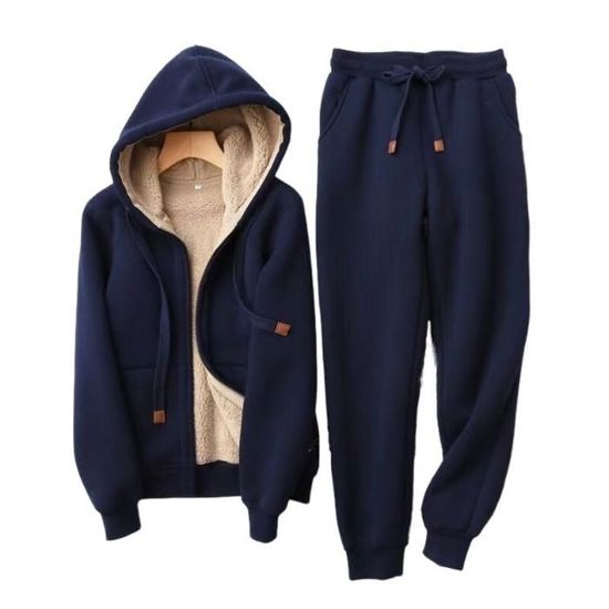 Survêtement Femme 2 Pièces Polaire Survêtement Polaire Femme Eisctnd 2 Pièces - Ensemble Confort Automne Ensemble Décontracté 2 Pièces