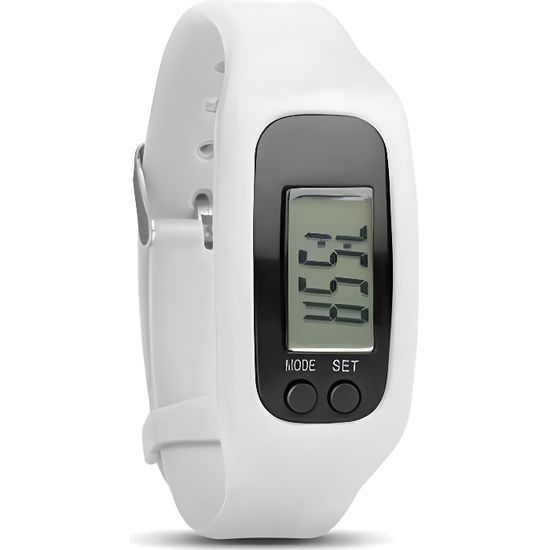 Podomètre de Sport en Silicone, compteur de pas de calories, Bracelet de  montre numérique - AliExpress