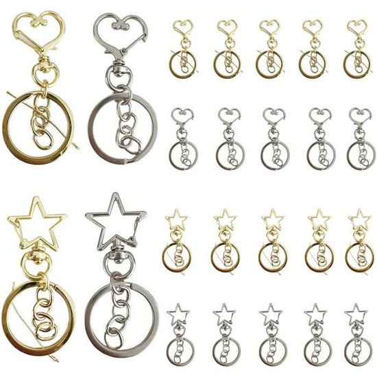 200 Attaches Pins Or Et Argent - Fermoirs Pour Badges, Épingles Et Accessoires - Lot De 200 Pièces