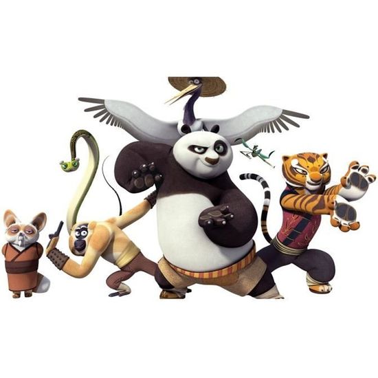 Peluche Kung Fu Panda - Panda Po (28cm Kung Fu position) - Qualité Super Soft