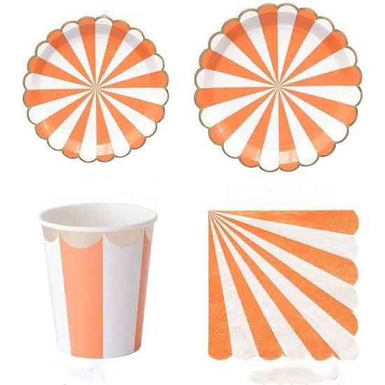 80 Assiettes Plates En Carton – 22,5 Cm, Motif Bois, Résistantes à L'eau Et à L'huile
