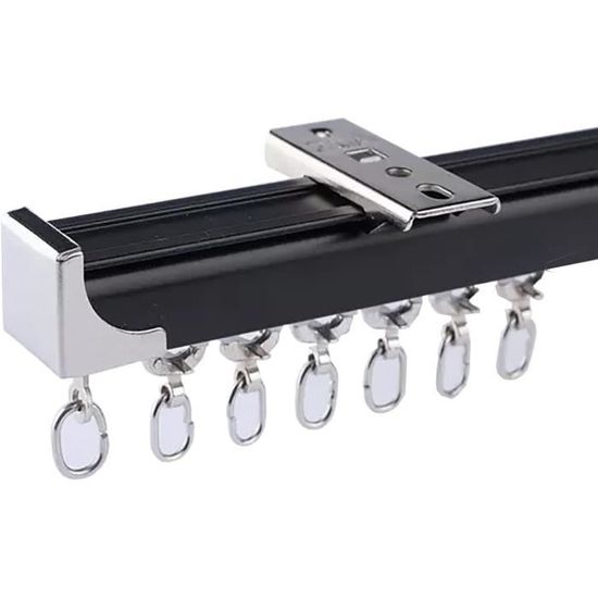Système Rail Rideau Plafond 3m Premium Trimold - Flexible Pour Douche, Séparateur Pièce & Décoration