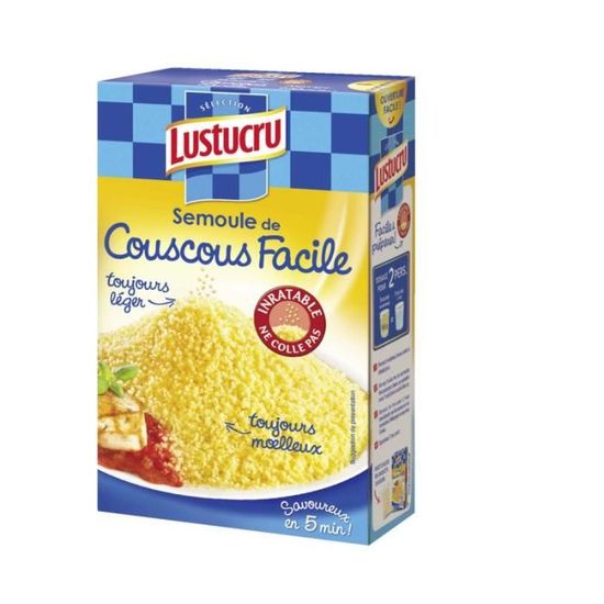 Lustucru Semoule De Couscous Facile 800g Achat Vente Semoule